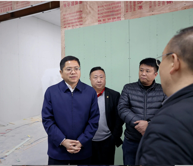 倪卫春带队调研督导重点项目建设